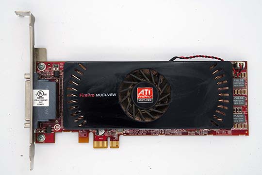 ATI FirePro Multi-View 2450 PCIe X1 512MB 显示卡（ATI FirePro 2450芯片）KF